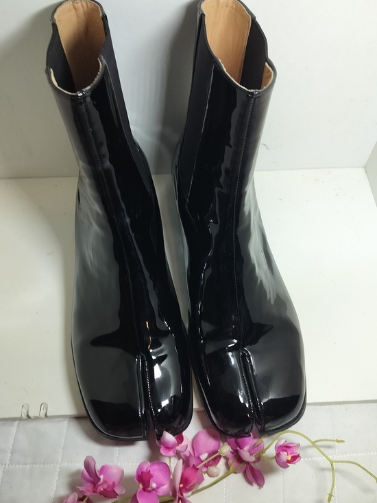 Other - Boots Tabi Black Patent Man Ankle Boots
